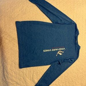 Vineyard Vines boys  Heathered Blue Crewneck Sweater